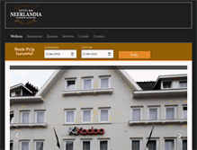 Tablet Screenshot of hotelneerlandia.nl